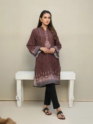 1pc Stitched Basic Printed Khaddar Shirt