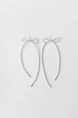 Margot Earrings in Silver