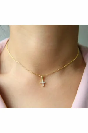 Mini Cross Necklace