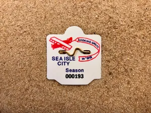 Sea Isle City 1998 Seasonal Beach Tag