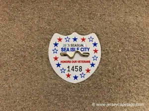 Sea Isle City 2015 Active Duty/Veteran Seasonal Beach Tag