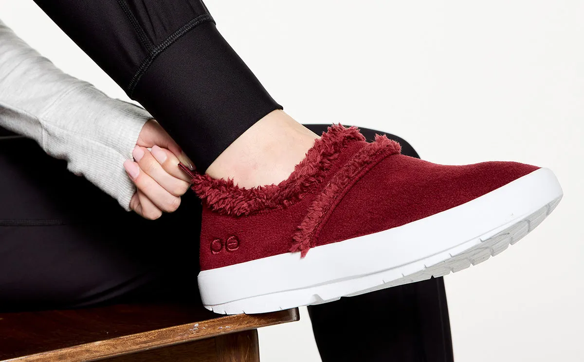 Women's OOcoozie Low Shoe - Cabernet